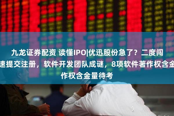 九龙证券配资 读懂IPO|优迅股份急了？二度闯关后火速提交注册，软件开发团队成谜，8项软件著作权含金量待考